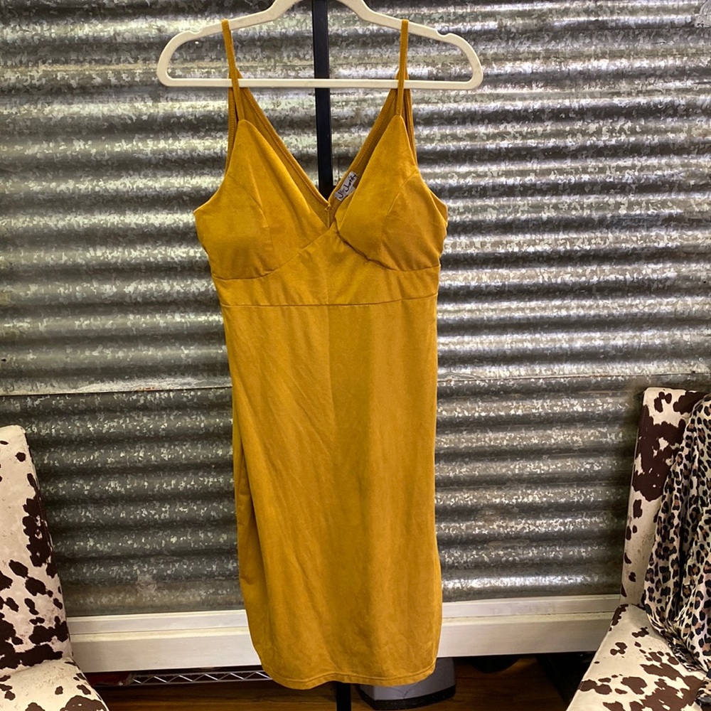J for Justify Mustard Dress Size XL